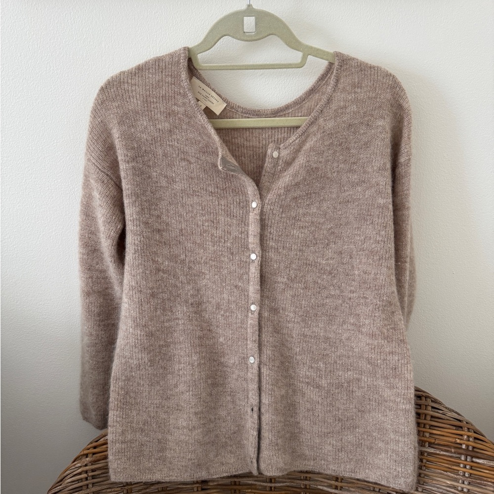 Sezane Gaspard Cardigan - Light Beige